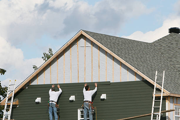Professional Wood Siding technician working in Kent, OH